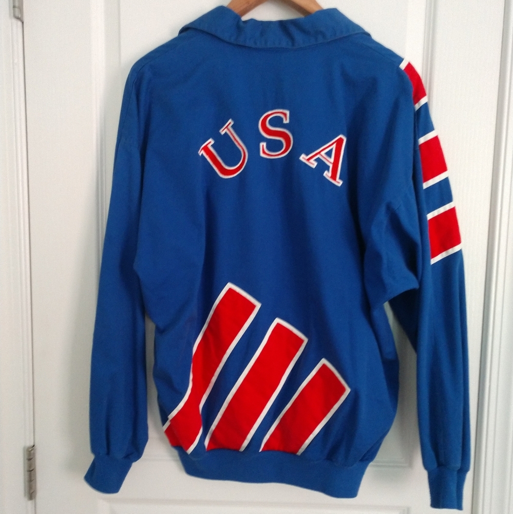 Adidas Jacket USA Soccer USMNT World Cup Pullover Small Vintage 90s - Picture 5 of 10